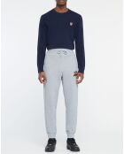 Jogging Blason gris clair