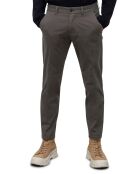 Pantalon Coton Bio Stig Tappered Leger gris foncé