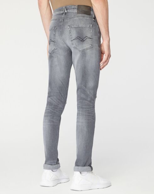 Jean en Coton Bio Replay Aged Eco gris moyen