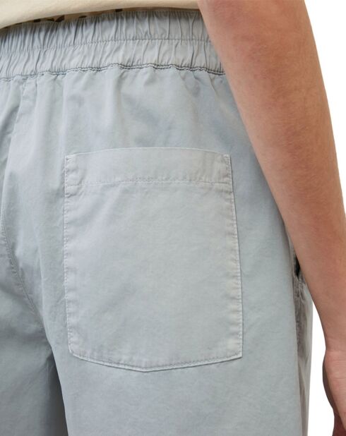 Short Elastique bleu clair