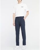 Pantalon Chino Slim Fit Léger Tapered bleu marine