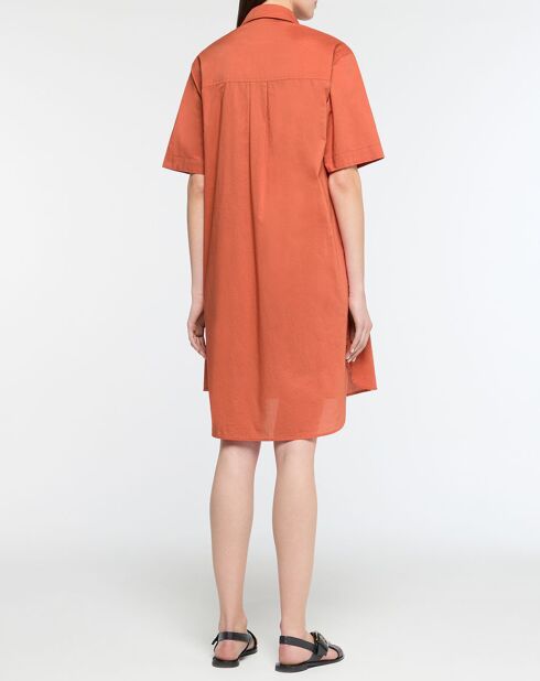 Robe Maisha marron/orange