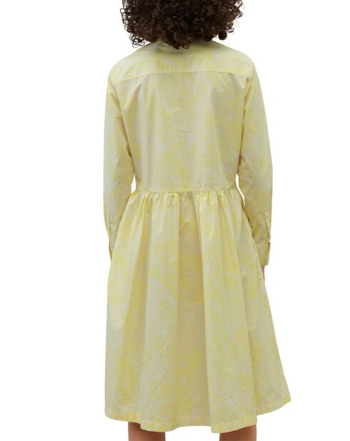 Robe chemise Mid Coton Bio Poche jaune
