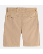 Short en Coton Bio mélangé Regular Fit Stuart beige
