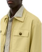 Blouson Coton Organic Double Poche jaune clair