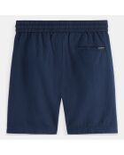 Short en Coton Bio & Lin Regular Fit Fave bleu marine