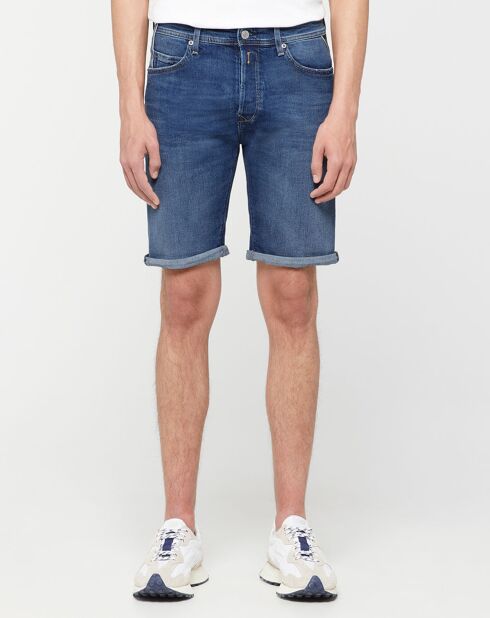 Short en Jean coton bio Moyen Basic bleu moyen
