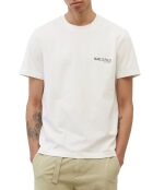 T-Shirt manches courtes Coton Organic Logo Poit blanc