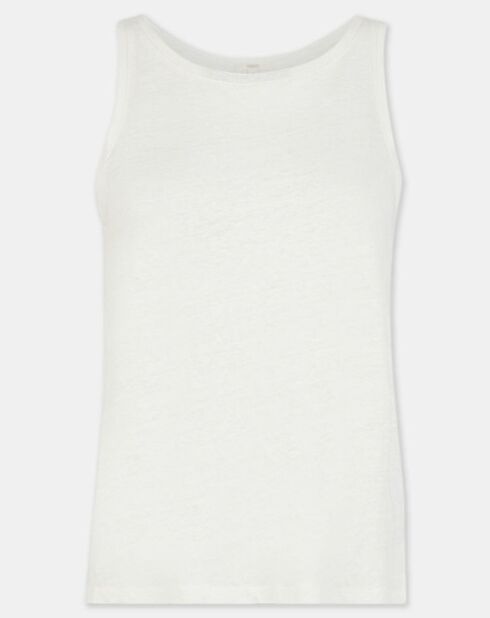 Top Lorelai ecru 100% lino