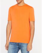 T-Shirt en Coton bio Basic uni orange