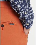 Pantalon chino Slim Fit Stuart Garment Dyed orange