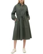 Robe Toile Zip en Coton Bio Ml vert foncé