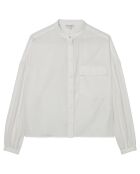 Chemise Col Mao Poche blanche