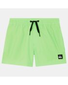 Short de Bain en 100% Matière recyclée vert fluo