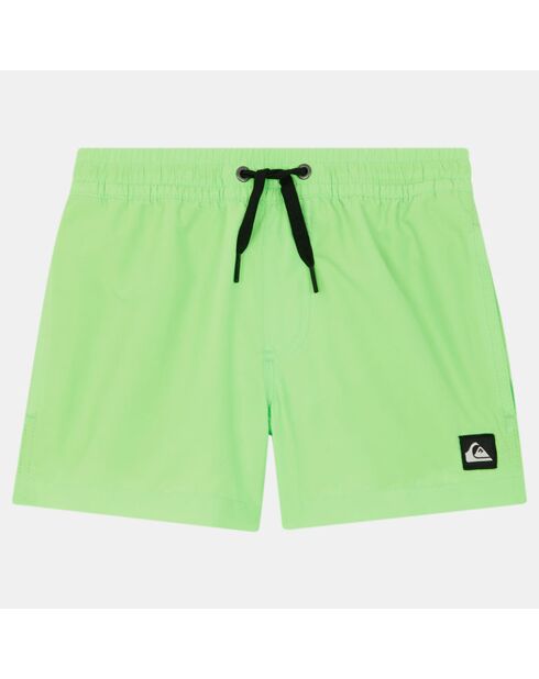 Zwemshorts gemaakt van 100% gerecycled materiaal fluorescerend groen