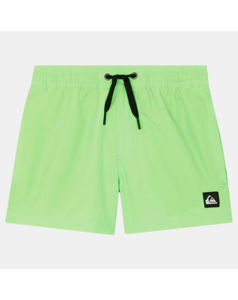 Short de Bain en 100% Matière recyclée vert fluo