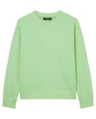 Sweat Col Rond Coudiere vert fluo