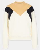 Sweat 100% Coton Bio Color block multicolore