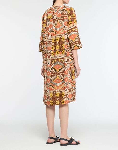 Mehrfarbiges Etosha-Kleid