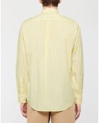 Chemise rayée Pedro jaune
