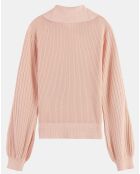 Pull Lurex rose