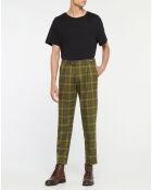 Pantalon Chino Slim Fit à pinces Blake imprimé kaki