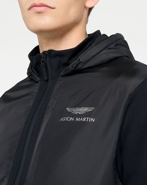 Blouson à capuche Media Aston Martin Racing noir