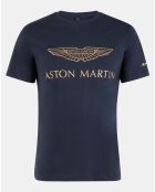 T-Shirt Logo Aston Martin Racing bleu marine