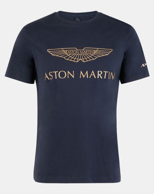 T-Shirt Logo Aston Martin Racing bleu marine