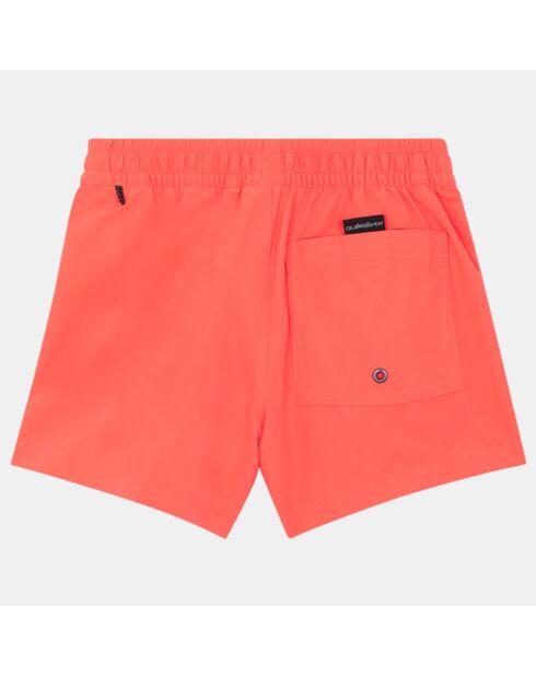 Short de Bain en 100% Matière recyclée orange corail