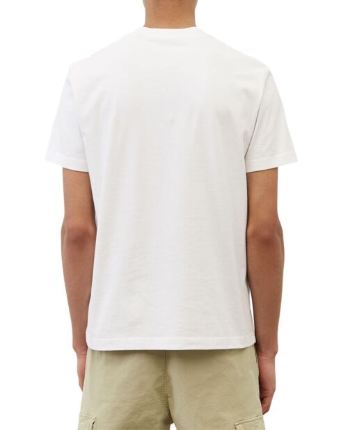 T-Shirt manches courtes Coton Organic Logo Poit blanc