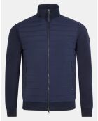 Blouson Bimatière Media bleu marine