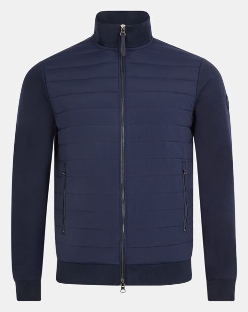 Blouson Bimatière Media bleu marine