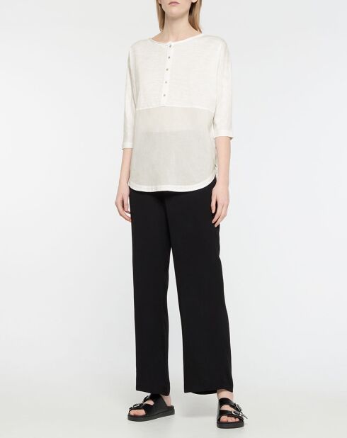 O-Avoca witte top van 100% biologisch katoen