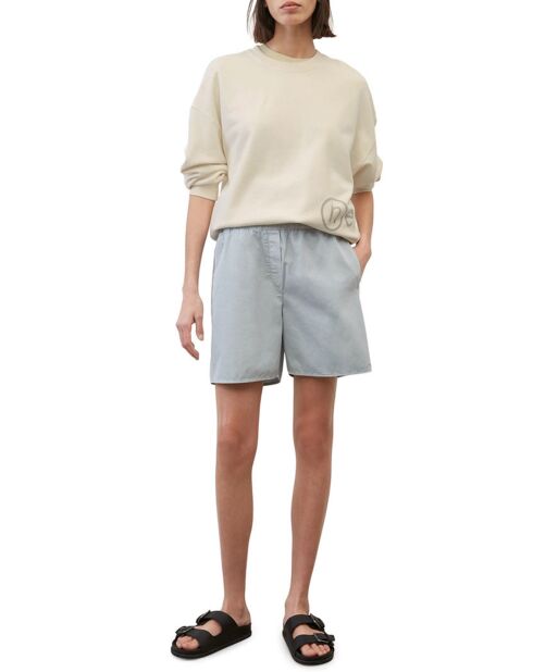 Short Elastique bleu clair
