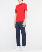 Polo 100% Coton Bio Regular Fit Piqué rouge