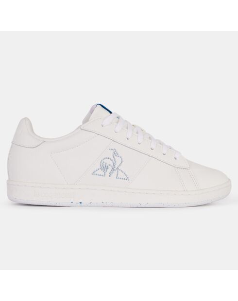 Baskets en Cuir Courtmatch blanches
