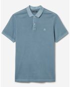 Polo manches courtes Piqué Sf bleu ciel
