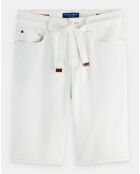 Short en Jean Regular Fit Strand Loose blanc