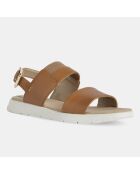 Sandales en Cuir Dandra camel