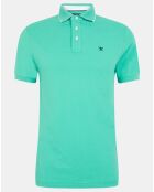 Polo Slim Fit vert moyen