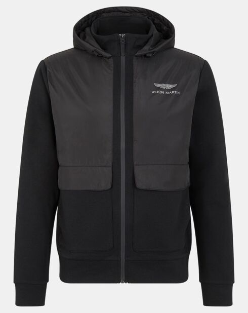 Blouson à capuche Media Aston Martin Racing noir