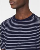 Blauw/wit matrozenshirt