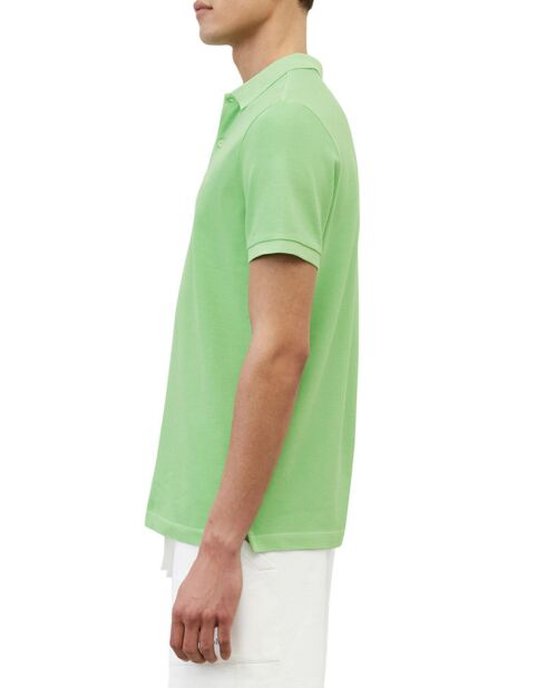 Polo de manga corta de piqué Sf en verde fluorescente