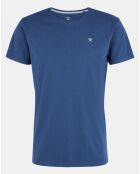 T-Shirt Uni Logo bleu foncé