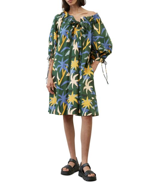 Robe Print Courte multicolore