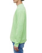 Sweat Col Rond Coudiere vert fluo