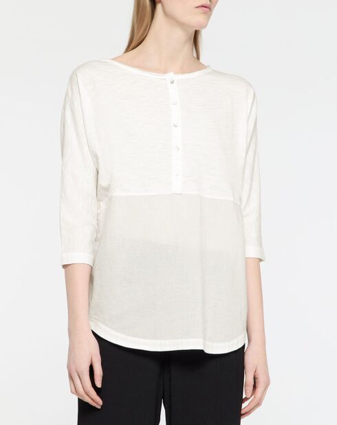 O-Avoca witte top van 100% biologisch katoen