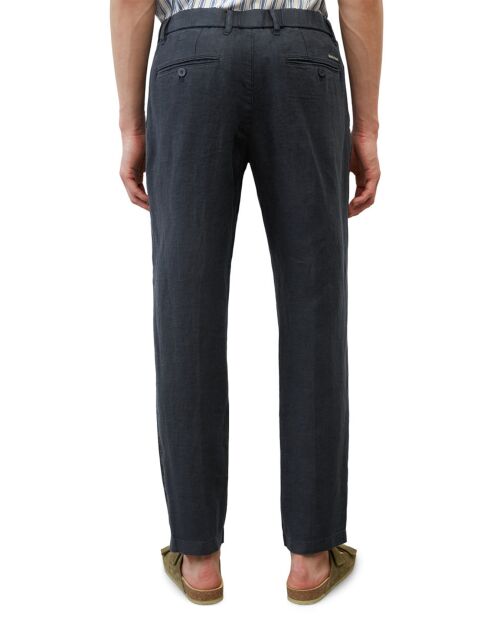 Pantalon 100% Lin Osby Pant Pince bleu marine