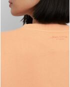 Sweat Crew Neck Coton Bio orange clair